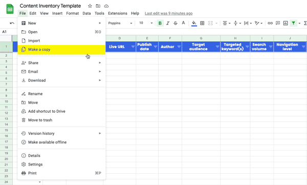 Content management strategy Download Instructions
