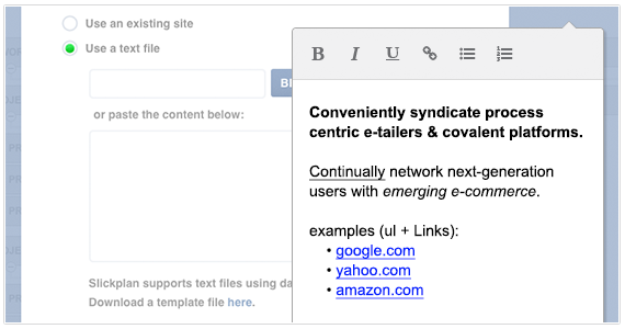 Website sitemap app tool