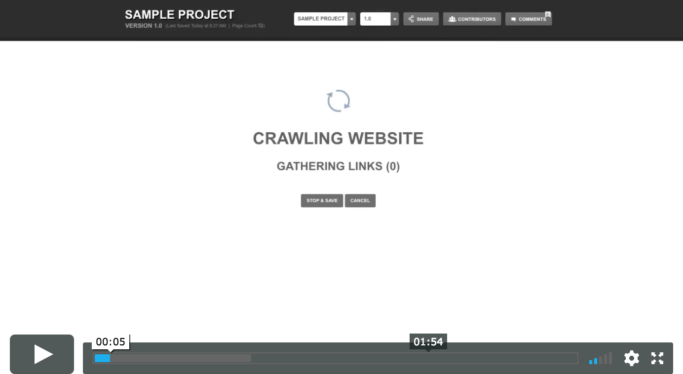 slickplan site crawler